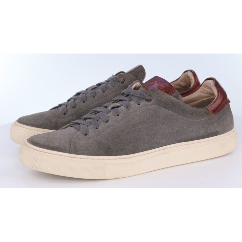 Good Man Brand Edge $250 Men's Low Top Sneakers Shoes Size EU 9.5 US 10.5 Suede